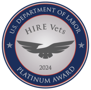 2024 Platinum HIRE Vets Medallion